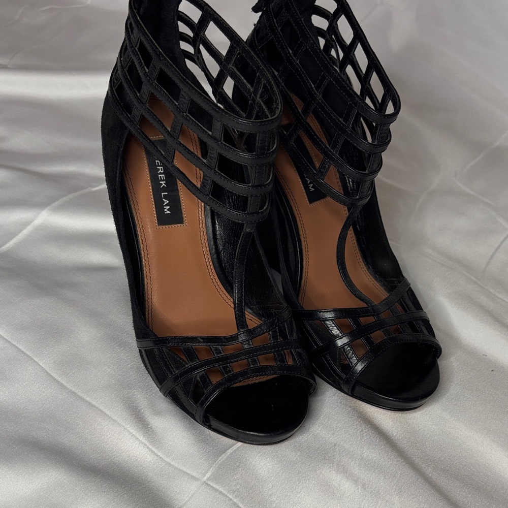 Derek Lam Strappy Black Heels